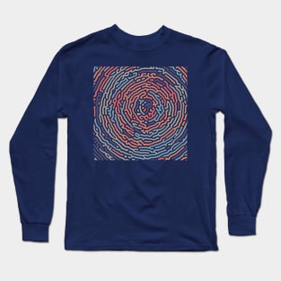 Earth, Water and Air Spiral - Turing Pattern Long Sleeve T-Shirt